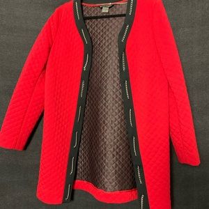 Size 10, Poppy red jacket